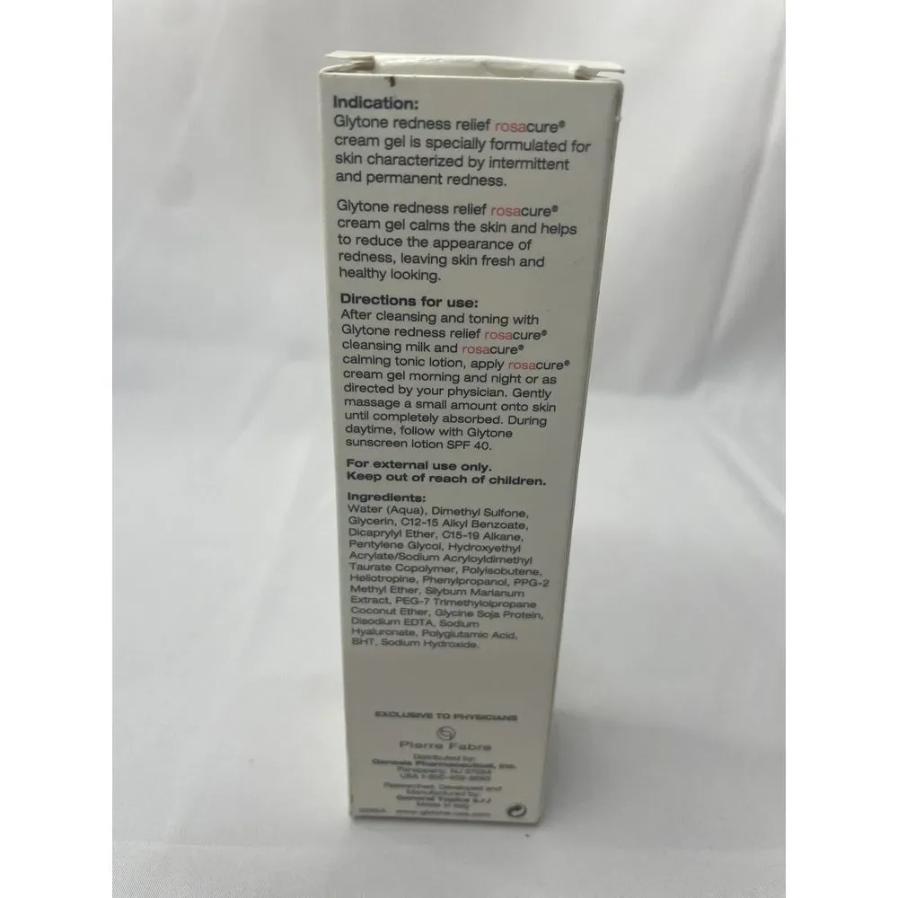 Glytone Redness Relief Original Formula 7.2 Treat Rosacure Gel Cream‎ New